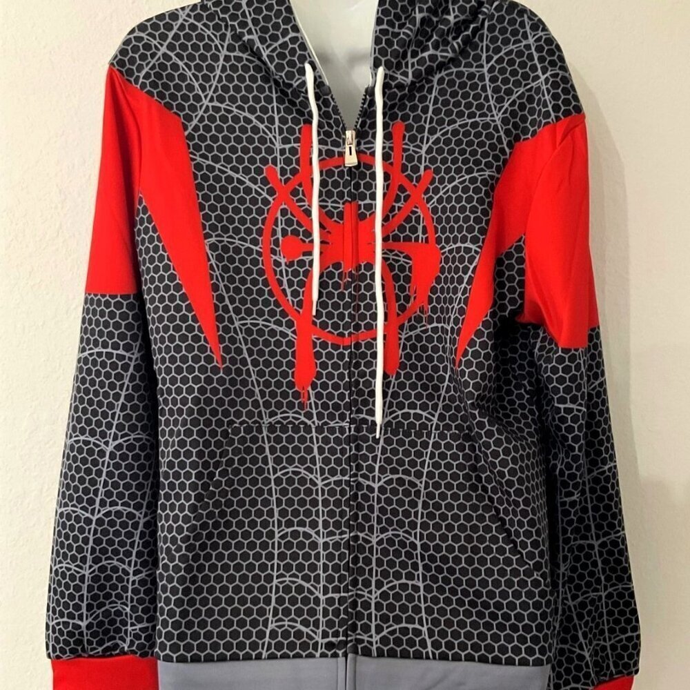 Spider-Man Miles Morales Cosplay Hoodie Jacket S (Can Fit M) - Picture 5 of 10